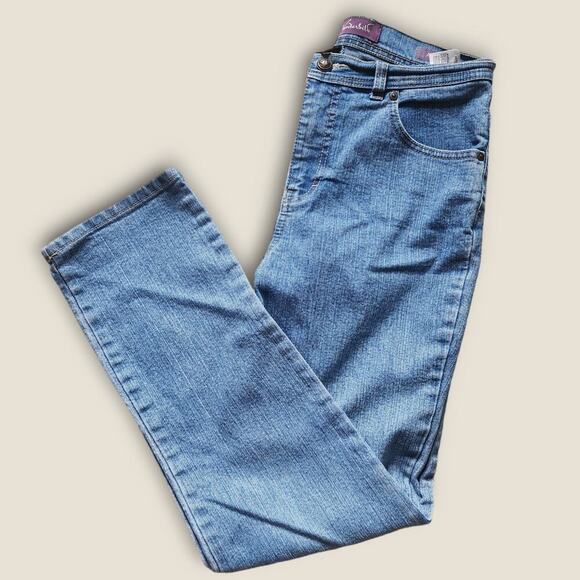 Gloria Vanderbilt Women's Straight Leg Midrise Amanda Jeans Sz 8p *Flaws* - Picture 6 of 10